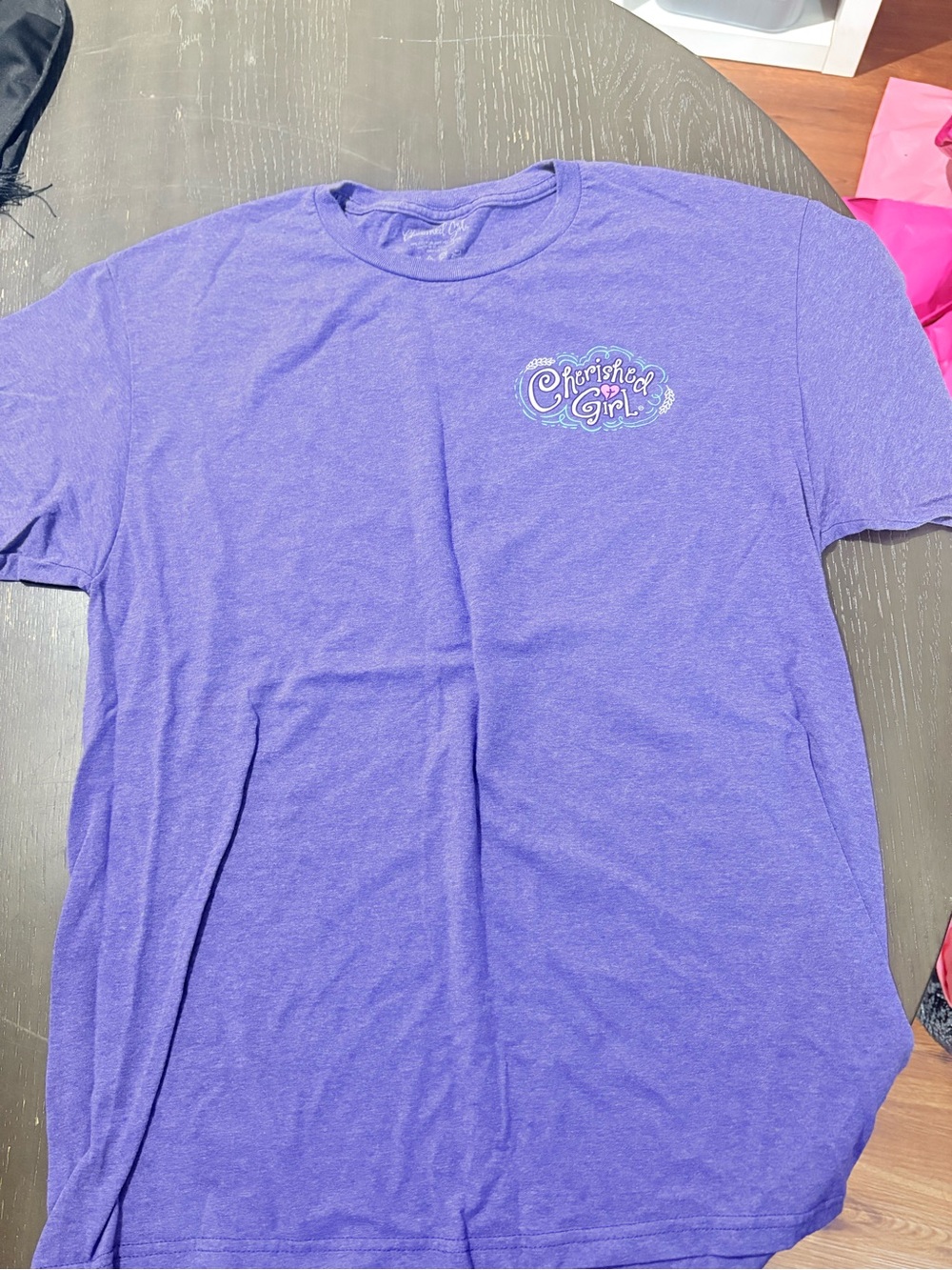 Cherished Girl Purple Short Sleeve Tee